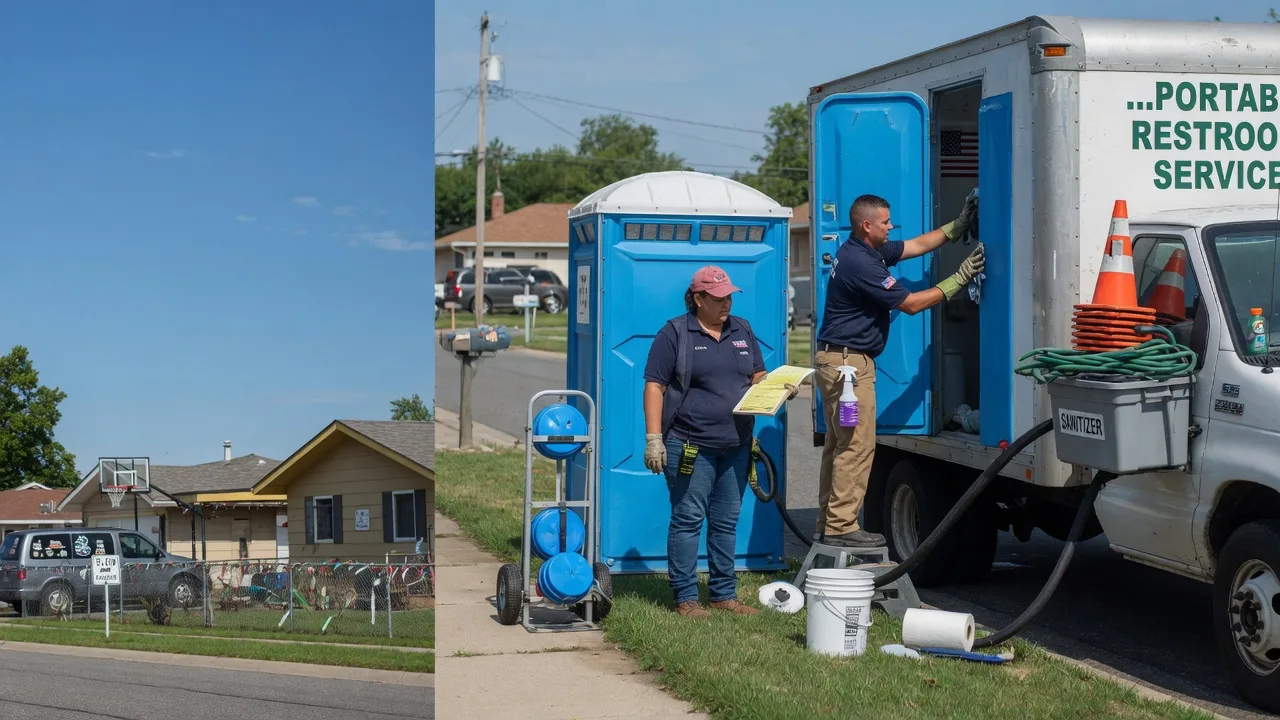 Portable Toilet Rental in Russell, IL near me